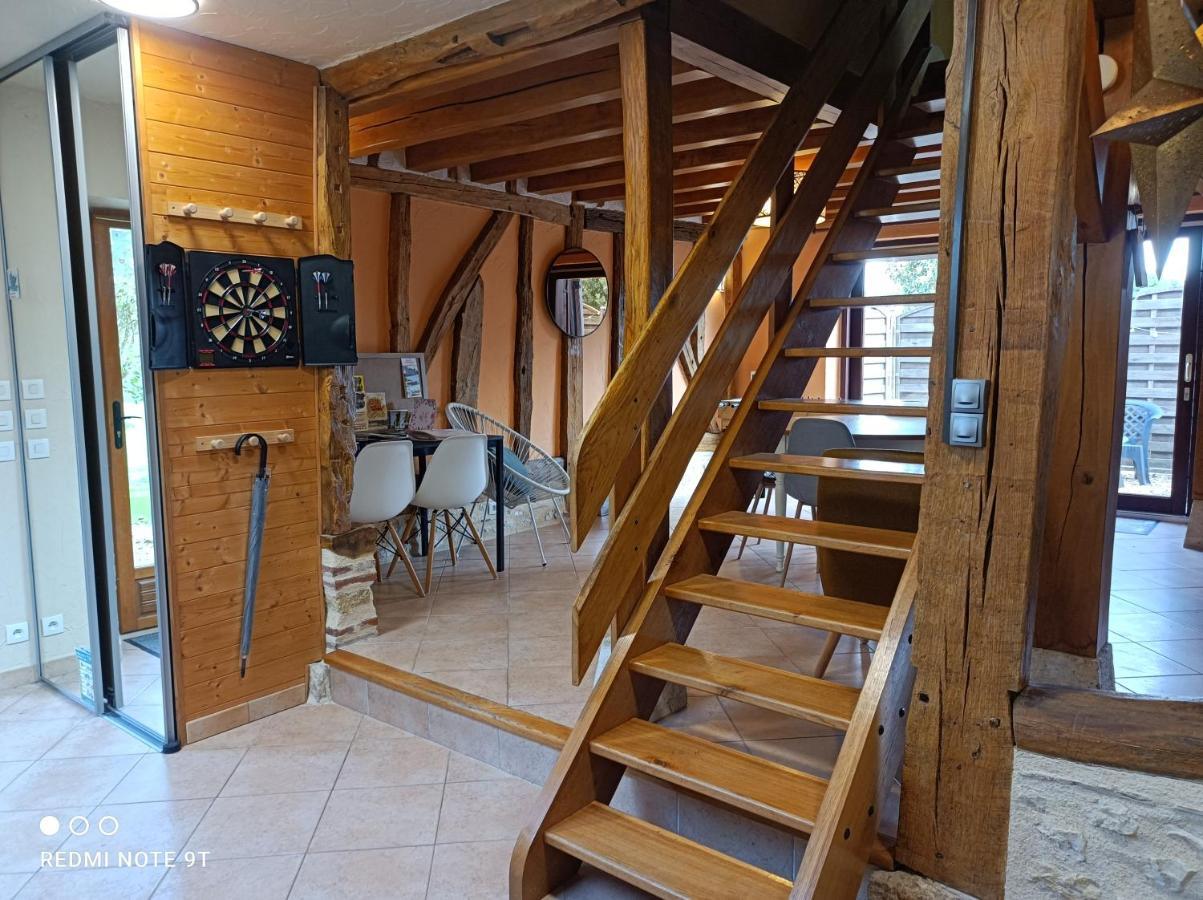 Villa classé 1h30 Paris jusqu'à 6 personnes SPA intérieur et extérieur pleine campagne Ladon Extérieur photo