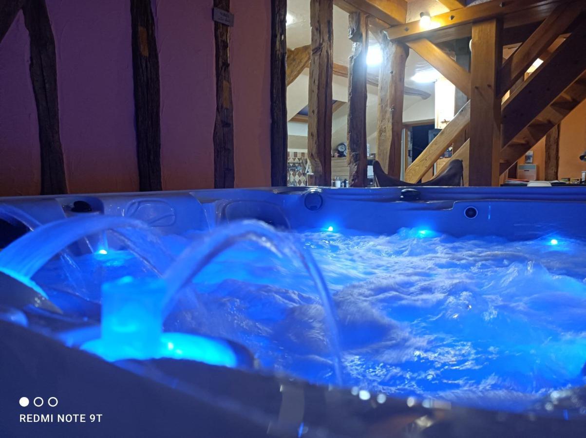 Villa classé 1h30 Paris jusqu'à 6 personnes SPA intérieur et extérieur pleine campagne Ladon Extérieur photo